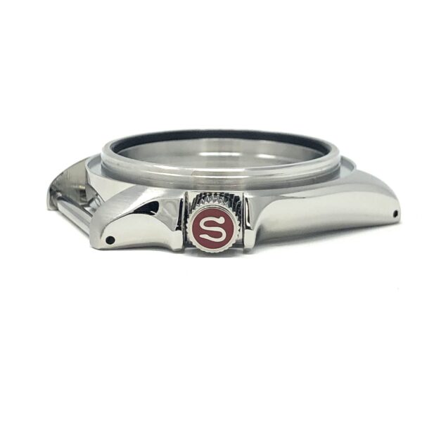 Polished SRP Turtle with Red Infill Crown for SKX007