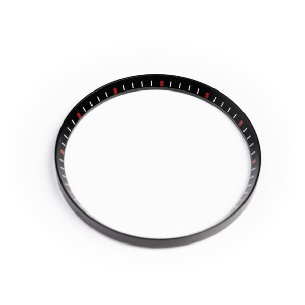 Black, Red & White Chapter Ring – SKX007 SRPD Case Type