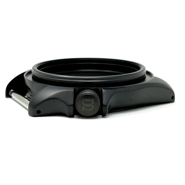 Black with Laser "S" Knurl Crown for SKX007
