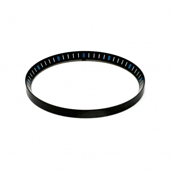 Black with Blue and White Chapter Ring Case Type for SKX007 SRPD