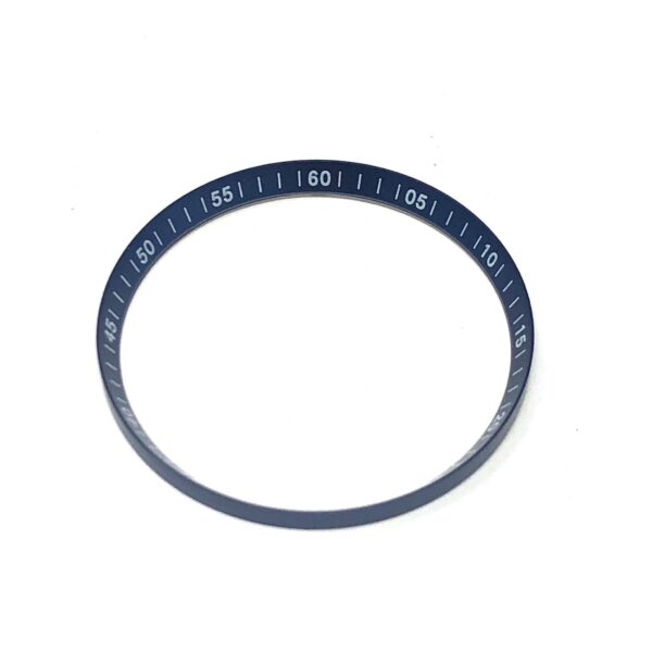 White Markers with Navy Blue Finish Chapter Ring Case Type for SKX007 SRPD