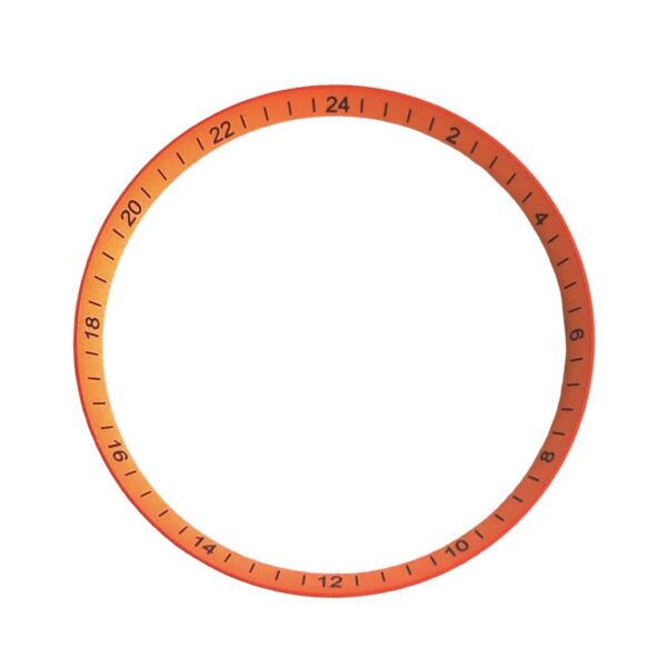 Orange and Black Chapter Ring GMT for SKX007/SRPD