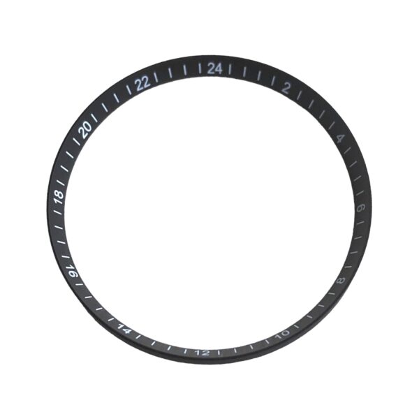 Black and White Chapter Ring GMT for SKX007/SRPD
