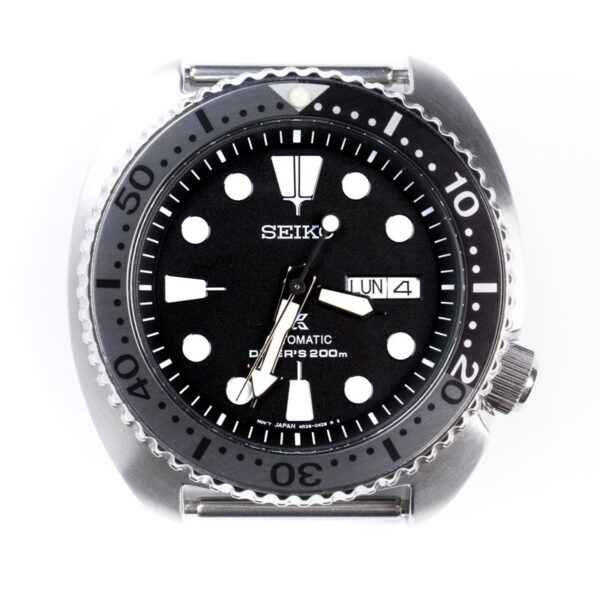 Black & Grey SRP Turtle Flat Insert for Seiko 5