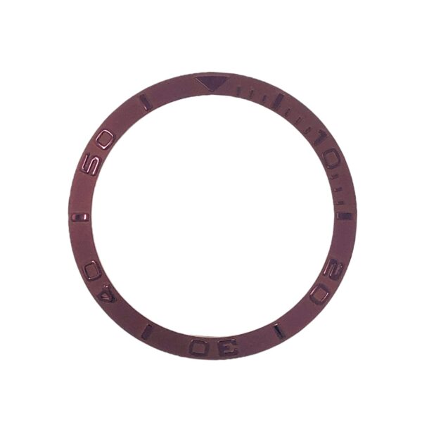 Midnight Maroon Sloping YM Steel Bezel Insert for SKX007 SRPD