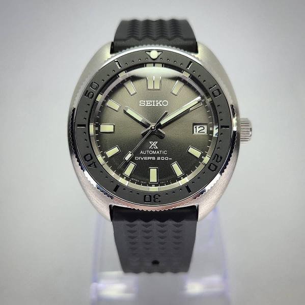 CT714 – SKX013 To SRP Mini Turtle Conversion Case – Crown At 3 – Polished/Brushed