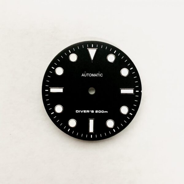 Matte Black Seiko Dial – 28.5mm