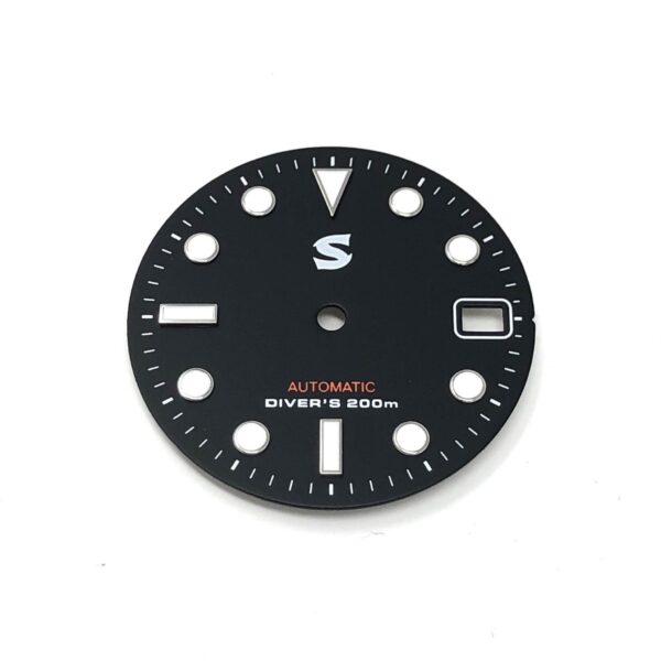 Seiko Matte Black Dial – 28.5mm