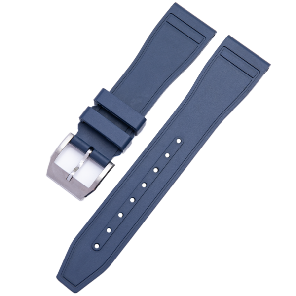 Dark Blue Rubber Strap Band for Seiko Mod - 22mm