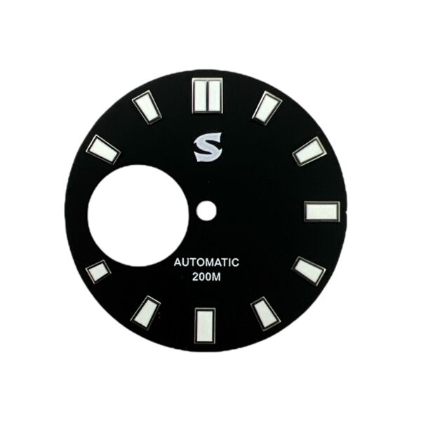 Black Seiko Open Heart Dial
