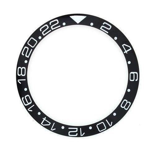Black Ceramic Bezel for Seiko Mods GMT Master II