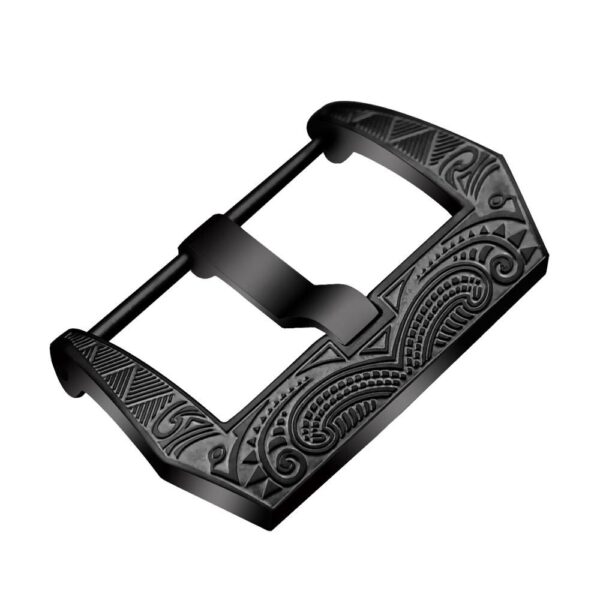 Black Engraved Pin Buckle Seiko Mods Luminor, Marina, Submersible 22,24,26mm Stainless Steel
