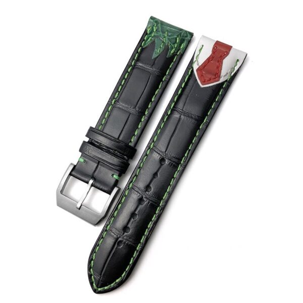 Black & Green Tie-Strap Joker/Clown Band Bracelet