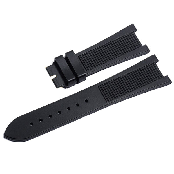 Black Rubber Strap for Nautilus Mod