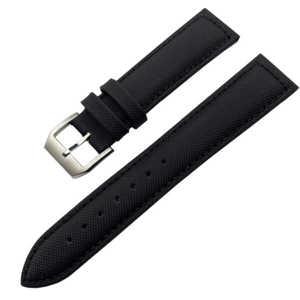 Black Strap Band for Seiko Mod In Nylon