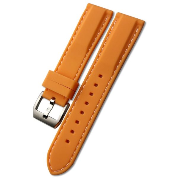 Orange Strap Band for Seiko Mod In Rubber