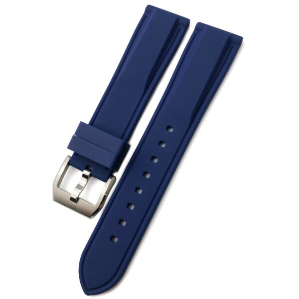 Blue Strap Band for Seiko Mod In Rubber
