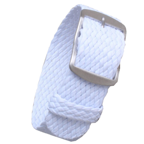 White Strap Bracelet PERLON NATO - 3 Sizes