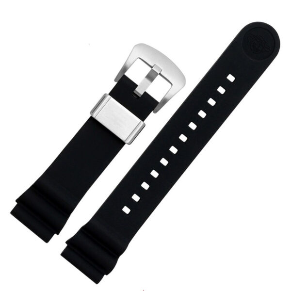 Black Strap for Seiko Prospex, Marinemaster, SKX007 In Rubber - 20,22mm