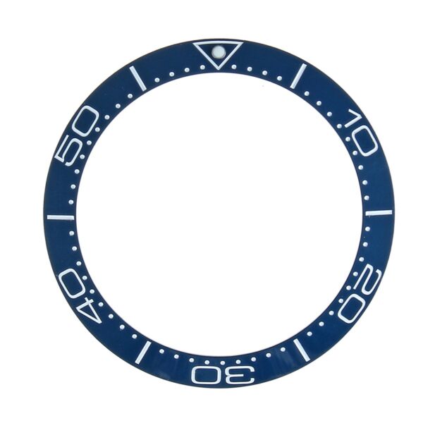 Blue Bezel for Seiko Mods Seamaster 38x30.8mm in Ceramic