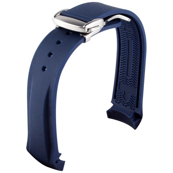Blue Strap Bracelet for Speedmaster, Planet Ocean Mod in Rubber - 20,22mm