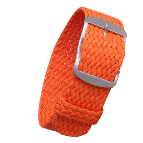 Orange Strap Bracelet PERLON NATO - 5 Sizes