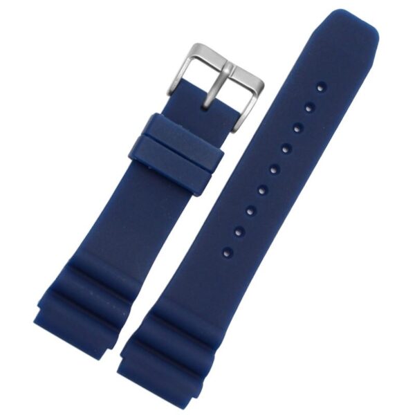 Blue Strap Seiko Series 5 Sport, Diver 22mm In Silicon