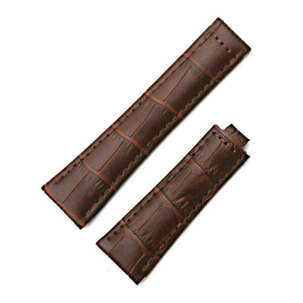 Brown Leather Bracelet for Daytona, GMT, Submariner Mod band - 20mm