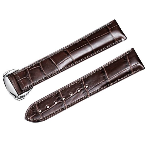 Brown Strap Bracelet for Speedmaster, Seamaster Mod In Genuine Crocodile- 19,20,21mm