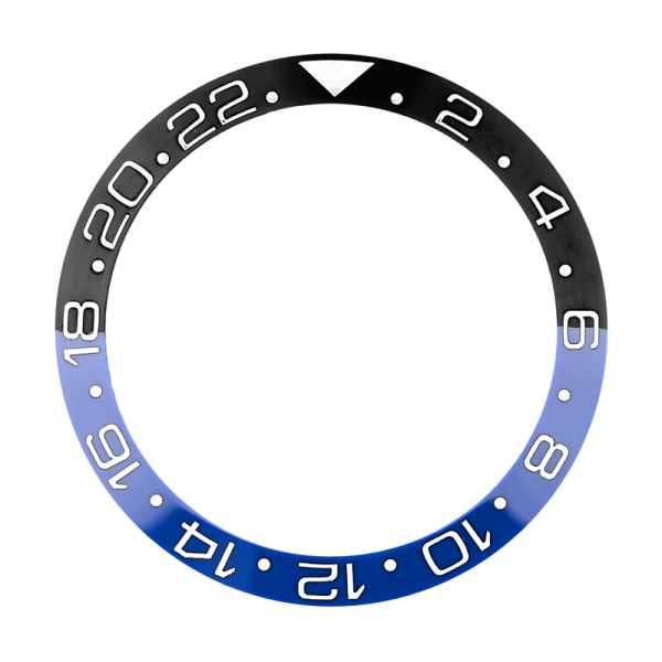 Ceramic Bezel for Seiko Mods GMT Master II "Batman" Blue & Black