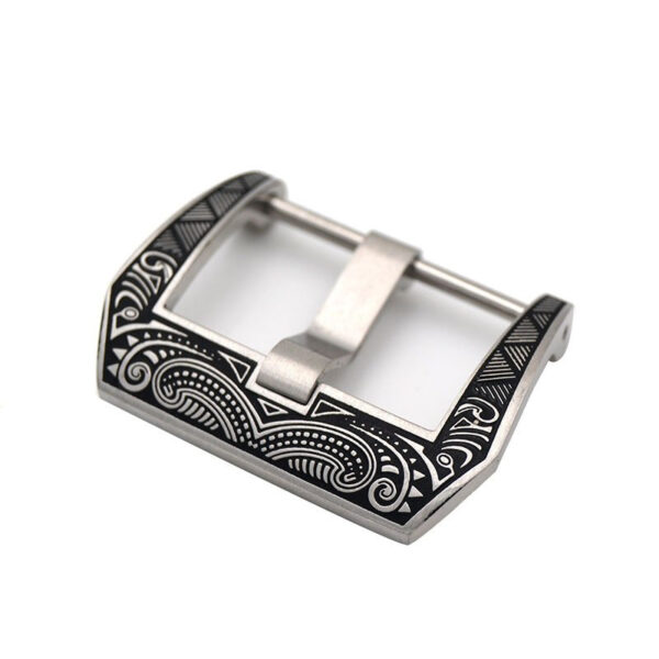Custom Steel Pin buckle for Seiko Mods or Generic