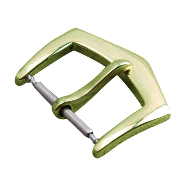 Gold Pin Buckle for Calatrava Seiko Mods Stainless Steel - 16, 18mm