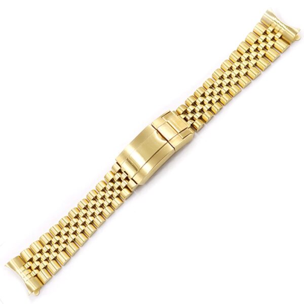 Gold Strap Bracelet Jubilee for Datejust Mod 19,20mm Stainless Steel