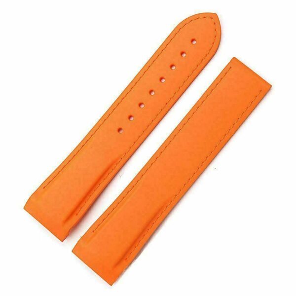 Orange Strap Bracelet for Seamaster & Speedmaster Mod Rubber band