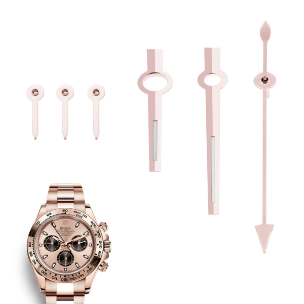 Rose Gold Set of 6 Hands for Daytona Cal. 7750 In Copper