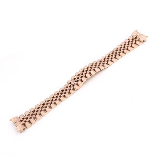 Rose Gold Strap Bracelet Jubilee for Datejust Mod Solid End Link 20mm Stainless Steel