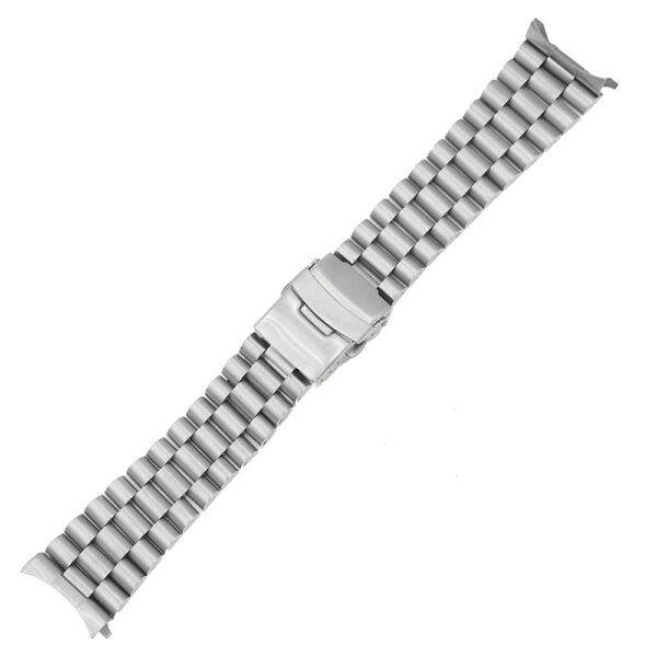 Silver President Strap Bracelet for Seiko 20,22mm In Stainless Steel