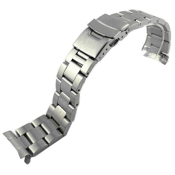 Silver Strap Bracelet for Seiko In Stainless Steel - 20,22mm