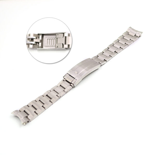 Stainless Steel Strap Bracelet for GMT, Submariner Mod with Glide-Lock - 2 Styles
