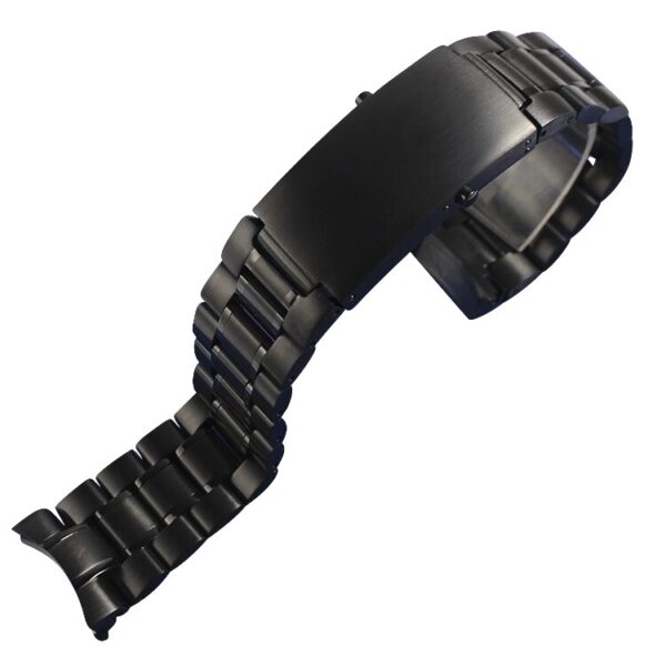 Black PVD/DLC Strap Bracelet for Seamaster Mod 22mm - Stainless Steel