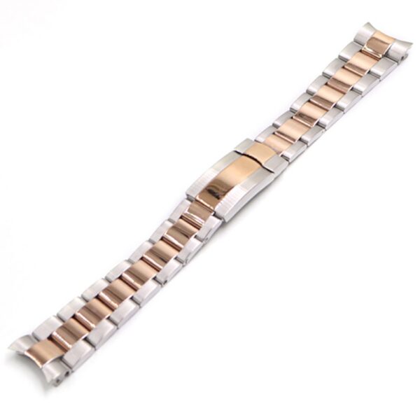 Two-Tone Steel & Rose Gold Strap Bracelet for Datejust Mod 20mm Stainless Steel