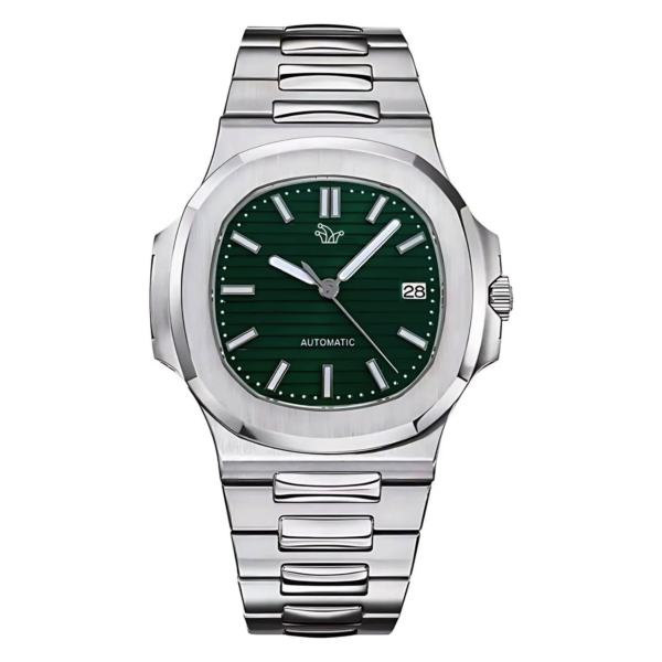 Green Seiko Mod Nautilus – Custom NH35 Automatic Watch