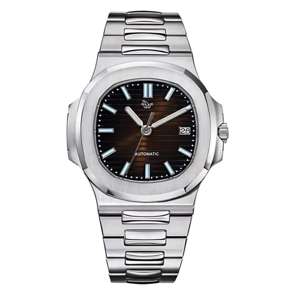 Brown Seiko Mod Nautilus – Custom NH35 Automatic Watch